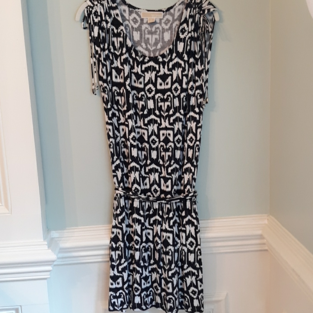 MICHAEL Michael Kors Navy & White Dress, Small